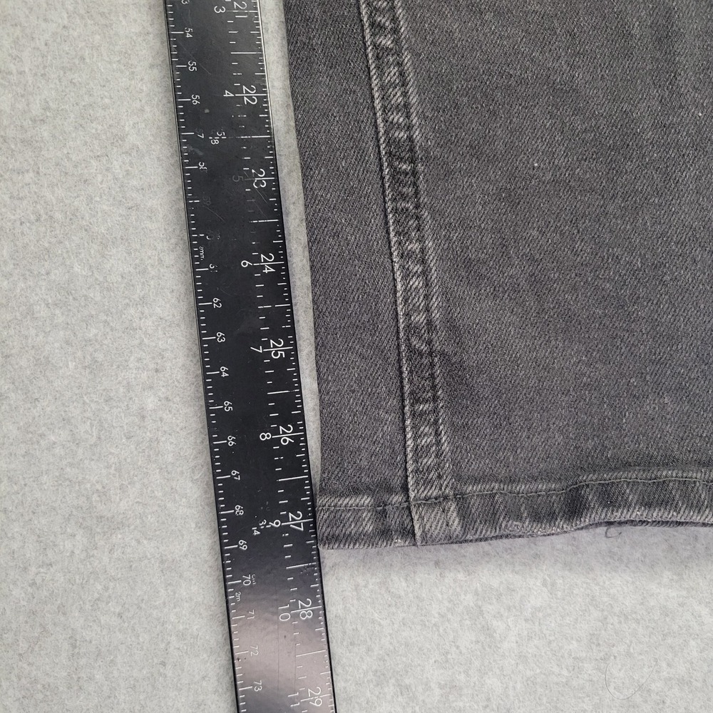 Free People We The Free High Rise Skinny Jeans Faded Black Distressed Size 27 - Picture 9 of 13